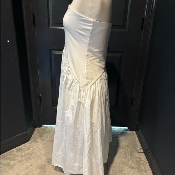 Sophie Rue Cream Strapless Ruched Sundress - Picture 2 of 4